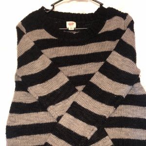 Black and grey striped sweater!